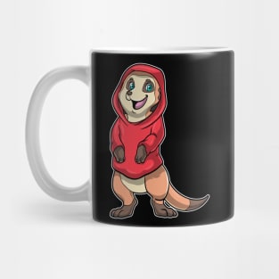 Meerkat with red Sweater Mug